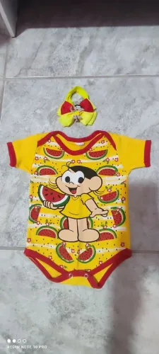 Body Infantil Magali Mêsversário