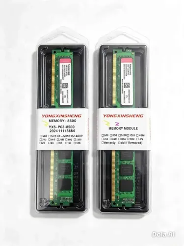 KIT 2 MEMÓRIAS RAM YONGXINSHENG DDR3 4GB PC3- *MHZ DESKTOP