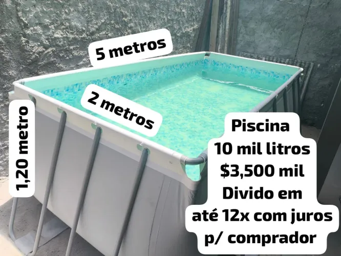 Piscina 10 mil litros 