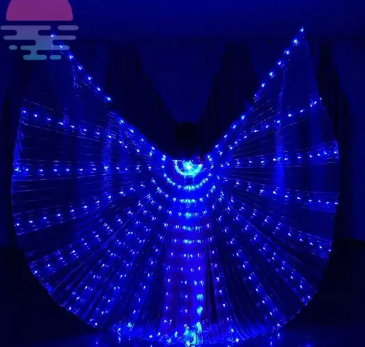 Asas De LED Isis Belly Dance Wings Colorful Butterfly