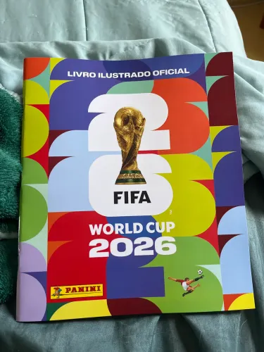 Album Figurinha Copa Capa Mole Brochura Acompanha Figurinha Brinde Novo Vazio