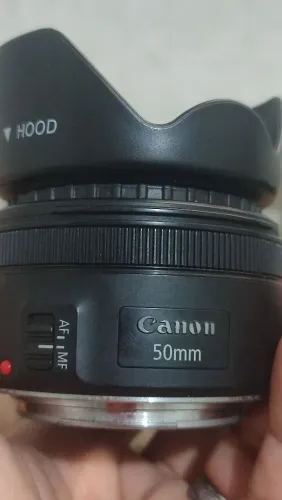 Vendo lente canon 50mm 1.8f