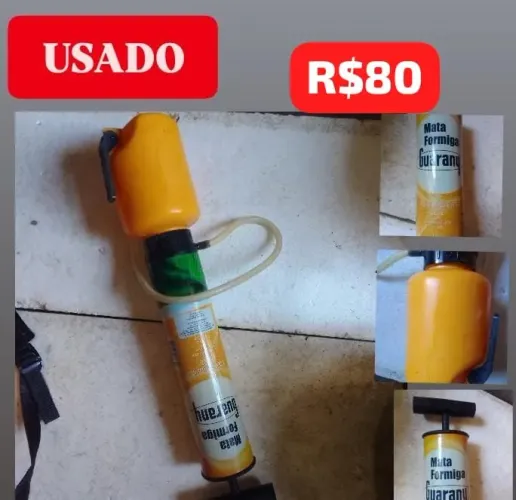 PULVERIZADOR MANUAL COMBATE DE FORMIGA 