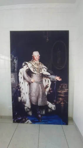 Quadro Pintura Gustav III by Alexander Roslin Quadro Arte Clássica Decoração Obra de Arte