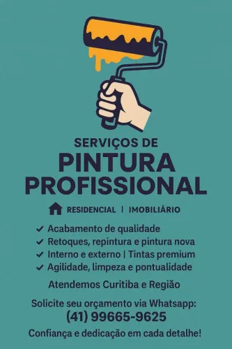 Pintor com equipe atendemos Curitiba regiãos