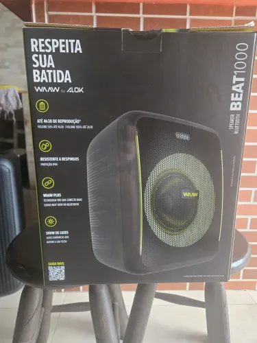 Caixa som WAAW by ALOK Beat1000 Bluetooth