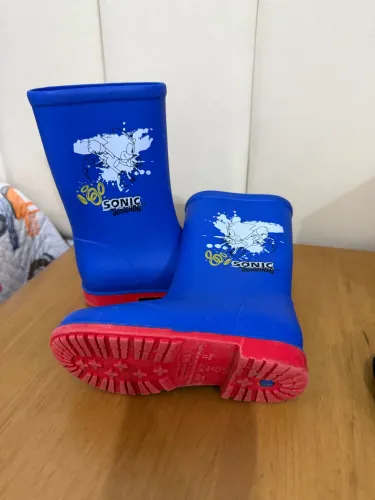 Tam: 26/27 - Bota Infantil Galocha Grendene Kids Sonic
