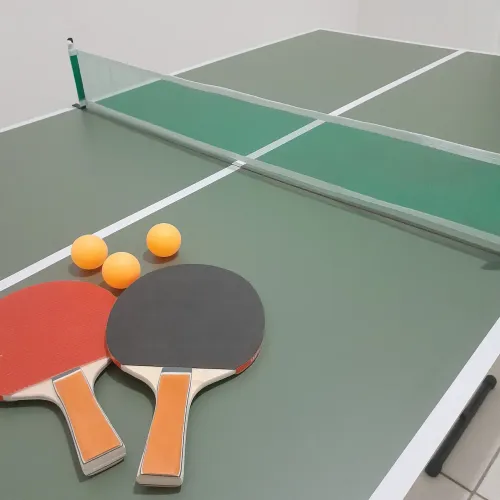 Mesa de Ping Pong Completa, Fácil para Montar e Transportar (Nova)