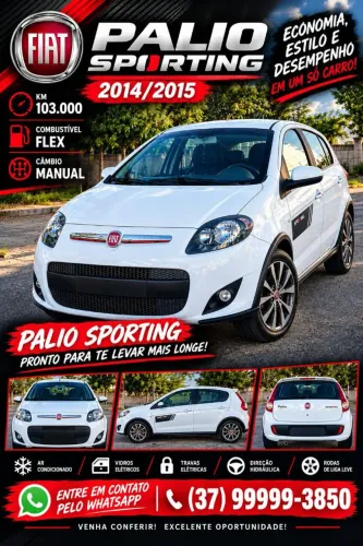 Fiat Palio Sporting 1.6 Flex 16V 5P 2015