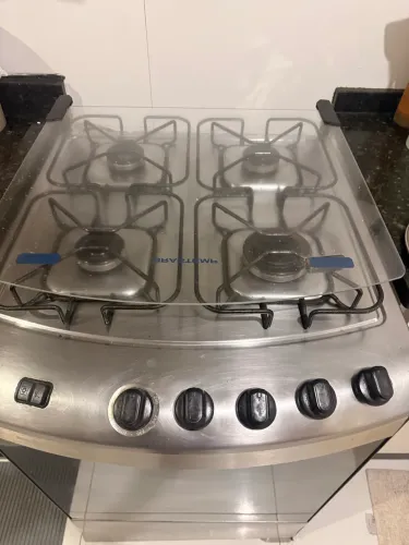 Fogão 4 bocas Inox - Brastemp