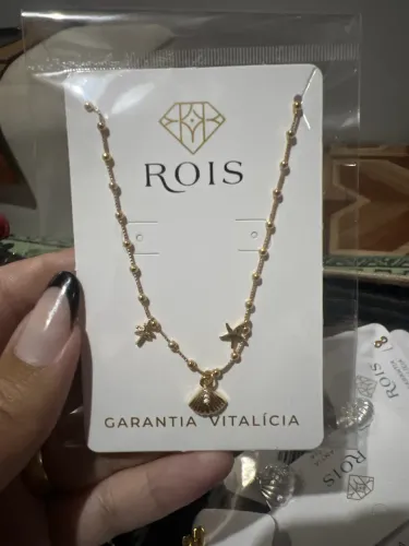 Lindo colar semi joia praia