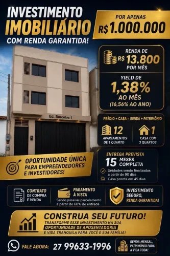 Vendo prédio para investidores em Jabaete - Vila Velha