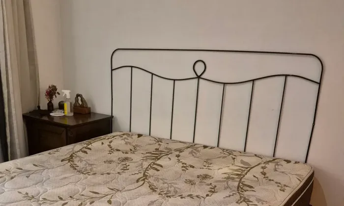 Cabeceira cama queen aramada preta 160cm