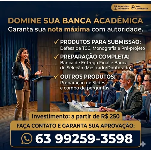Preparação na Banca Acadêmica: TCC, Mestrado e Doutorado!