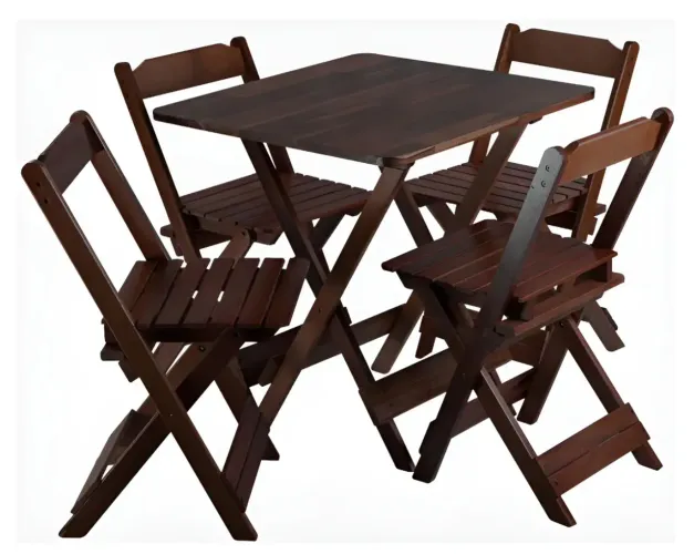 Mesa de bar mais 4 cadeiras