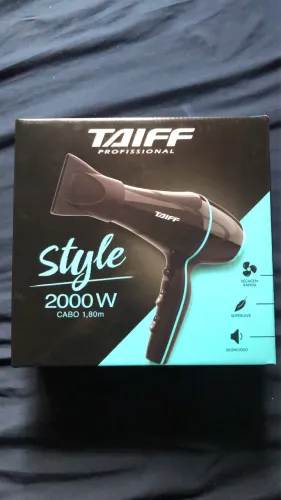Secador Taiff Style Preto 2000W 127V