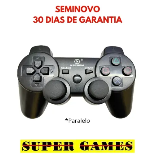 Controle Paralelo PS3 seminovo, Loja física desde 2004, Próximo ao Metrô.