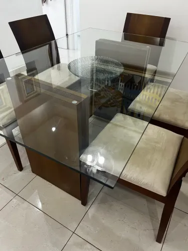 Mesa de jantar de 6 lugares Larshop