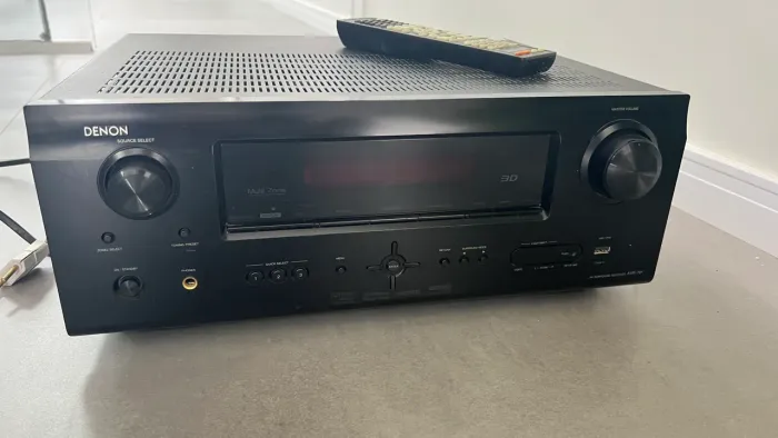 Receiver denon HDMI 7.1 A/v AVR-1911 c/ 630w Z2 Cr com controle remoto original 