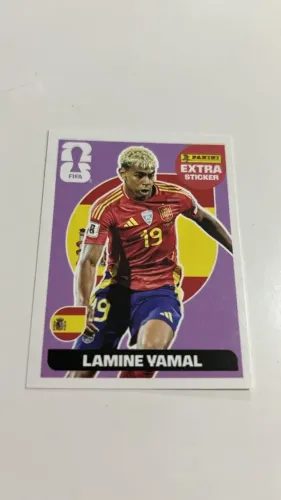 Figurinha Extra Sticker Legend Roxa YAMAL