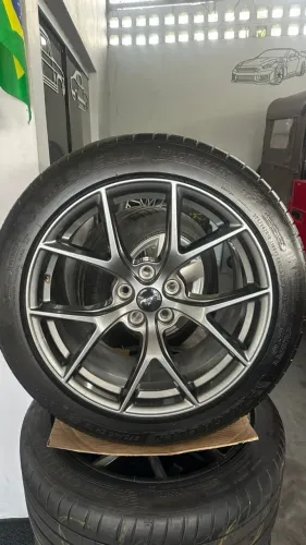 Rodas Mustang Mach 1 Originais com Pneus Michelin 19X9,5 offset 40 19x10 offset 52.5