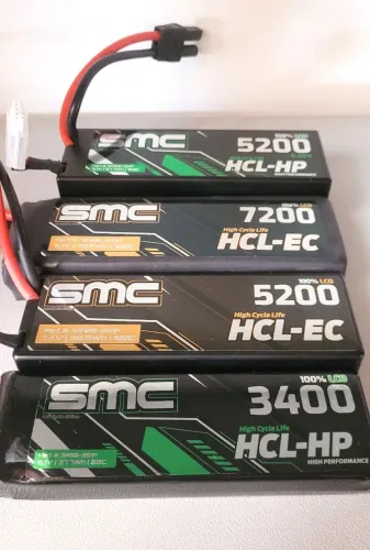 Baterias LiPo SMC-RACING as melhores Lipo do mundo para Aeromodelos e Automodelos