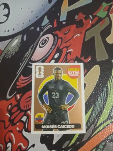 Figurinha Moisés Caicedo Bronze Panini