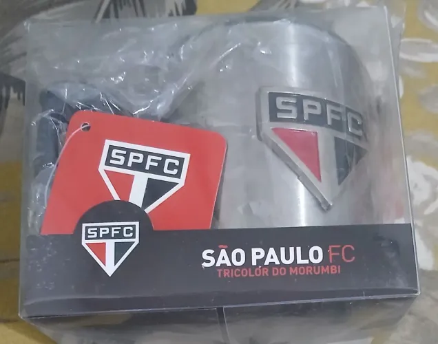 SALDÃO: Caneca Térmica de Inox São Paulo (Produto Oficial)