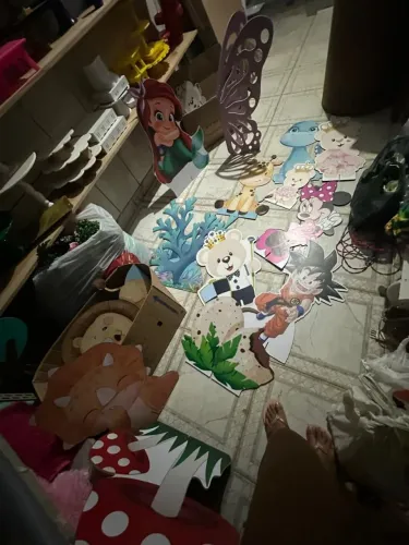 Vendo kit decoração completa para quem deseja trabalhar com pegue e monte