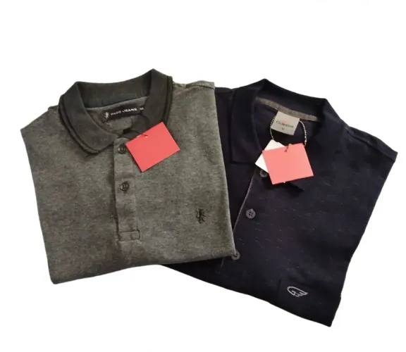 Camiseta Polo Masculino GG Novas