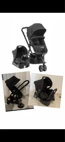 Carrinho safety 1st 3 em 1 + bebê conforto 