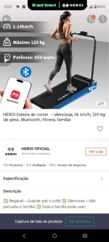 Vendo esteira