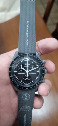 Relógio Omega x Swatch Moonswatch - Lançamento Pulseira Nova