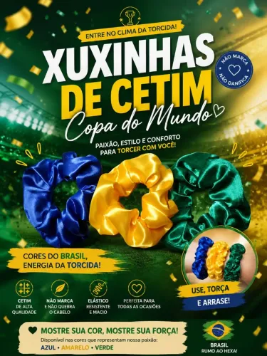 Xuxinhas de cetim 
