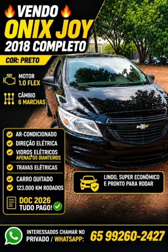 Chevrolet Onix JOY Hatch 1.0 8V Flex Mec. 4P 2018