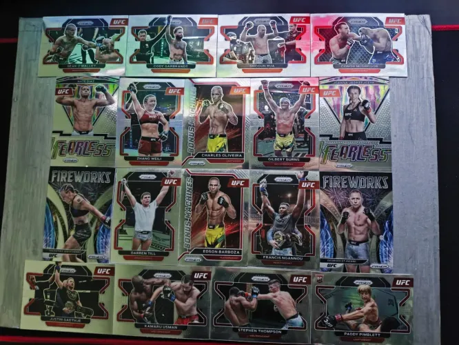 Cartas Raras do UFC dos Estados Unidos 