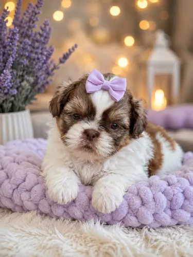 Filhotes impecáveis de Shih tzu fêmea