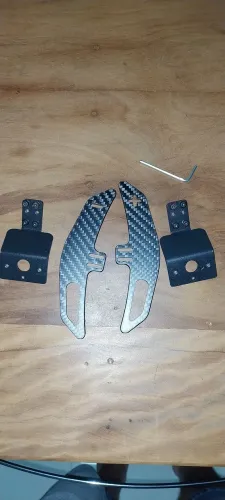 Moza ES padle shift fibra carbono 