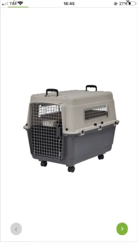 Caixa de Transporte para Cães - Pode ser usado em avião.