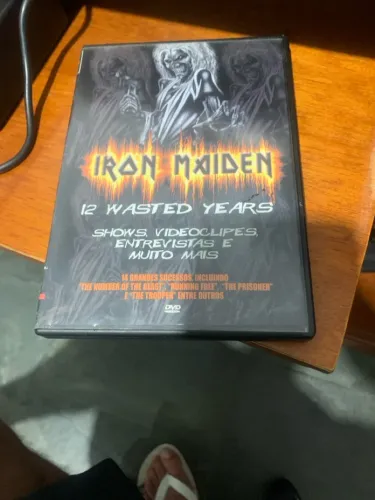 DVD Iron maiden 12 Wasted Years raro shows heavy metal