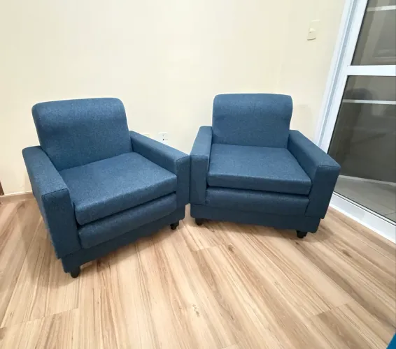 Kit 2 Poltronas modelo Beny