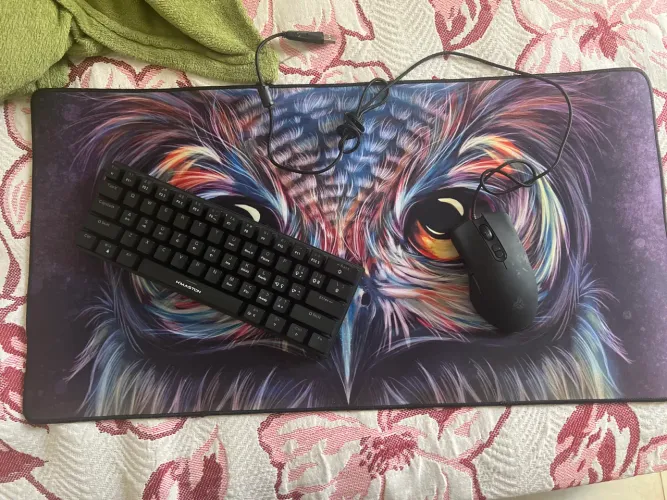 Teclado mecânico e mouse