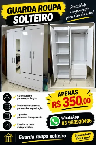 Guarda roupa solteiro 