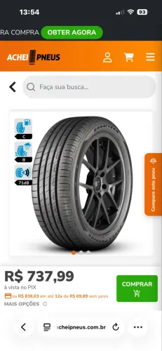 Vendo Pneu 205/50 R17 Goodyear