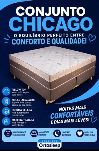 Colchão molas ensacadas individualmente espuma D33 Queen size