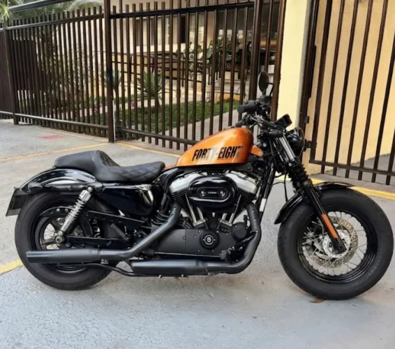 Harley Davidson Sportster Forty Eight 1200 Laranja 2015