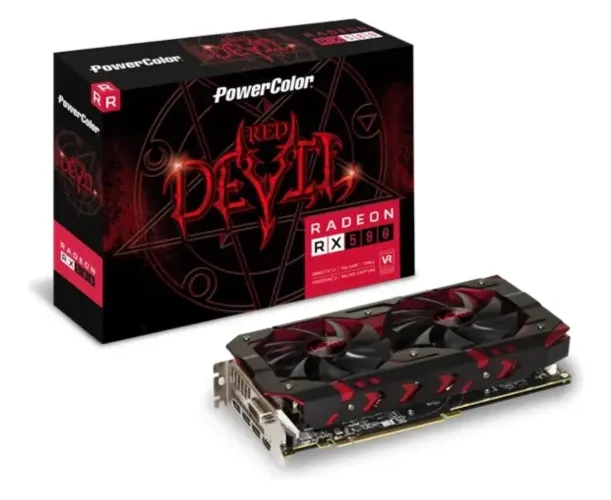 Placa de vídeo Red Devil RX-580 8GB GDDR5