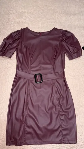 Vestido Couro