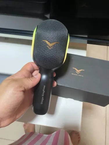 Microfone Inalámbrico Marca Stagesound /karaokê/iluminado