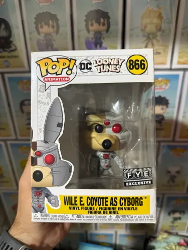 Funko Pop Wile E. Coyote As Cyborg 866 Exclusivo Fye Dc Looney Tunes
